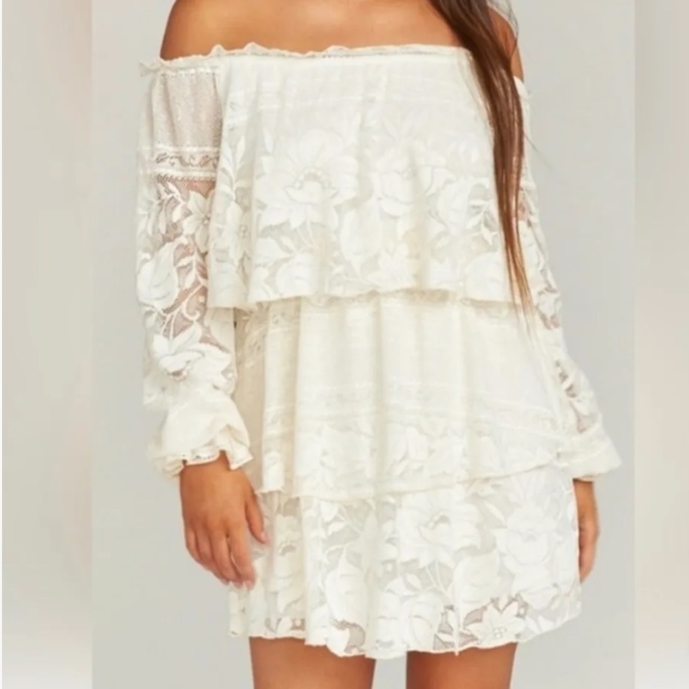 Show me Your Mumu Bess Lace Tiered Dress